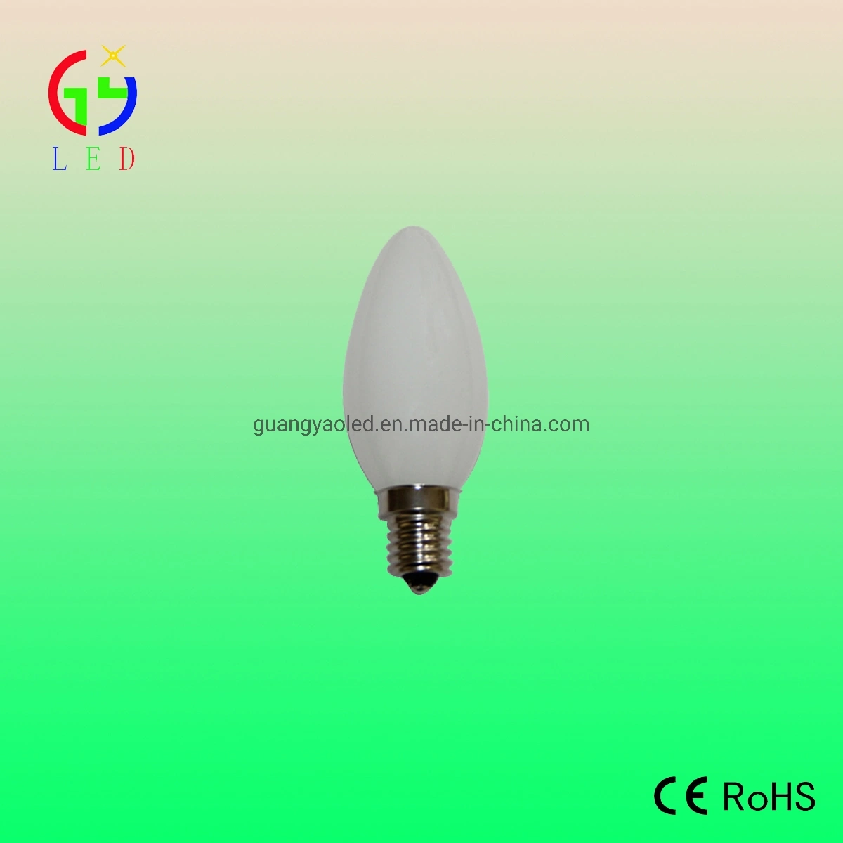 El LED C48 de 1,1 W E26/E27 bombilla vela para bombillas colgantes de cristal