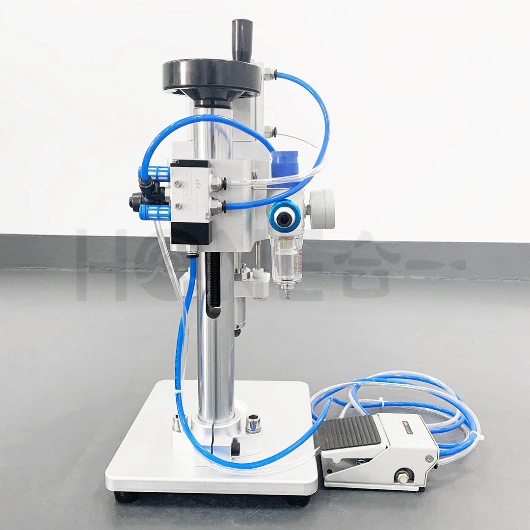 Lixe 13mm 15mm 18mm 20mm tubos de alumínio Pneumática Pac Crimpador Semiautomáticos líquido oral garrafa pequena máquina de crimpagem