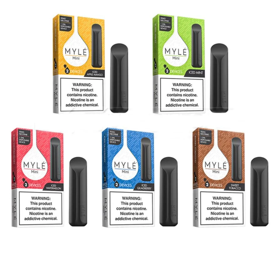 Uas Trending E Cigarettes 19 Flavors Original Myle Mini with 5% Nicotine Salt Device