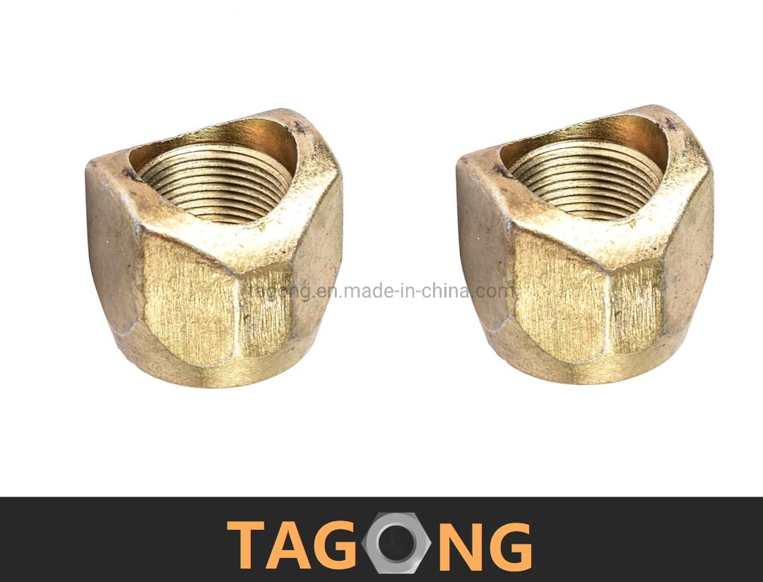 Truck Nuts M30 Excavator Accessory Yellow Zinc Class12 Crawler Nuts