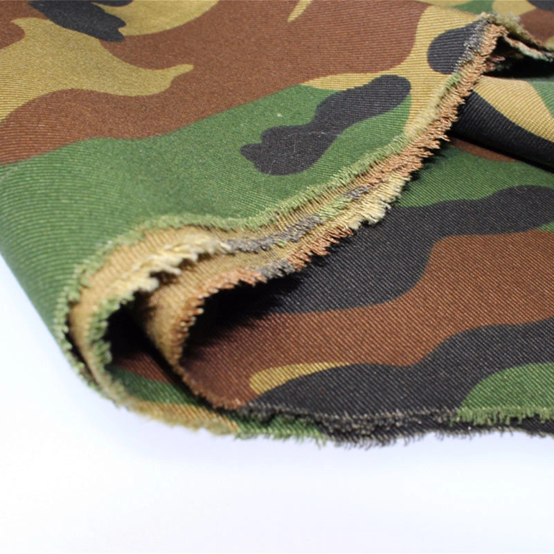 Manufacture Tc Camouflage Uniform Twill Fabric for Pants