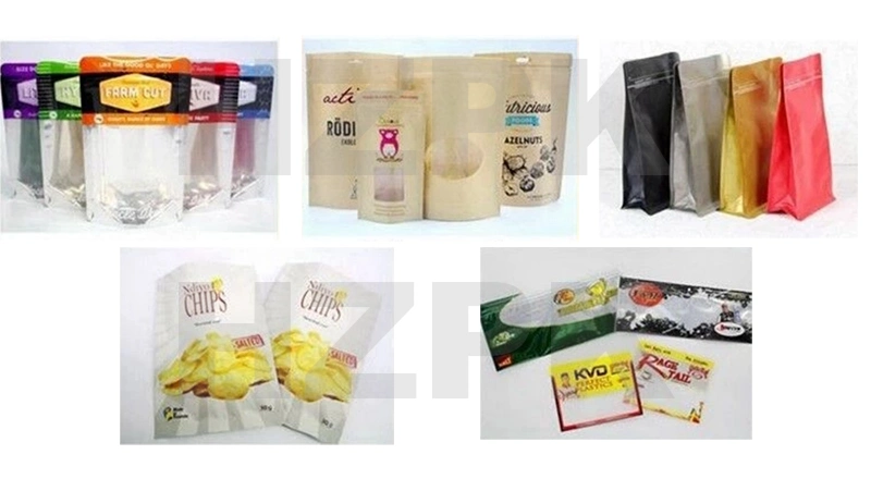 Hzpk Fr900 Kraf Making machine Ice Lolly Filling Continuous Kraft Paper Bag Back Sealing Machine