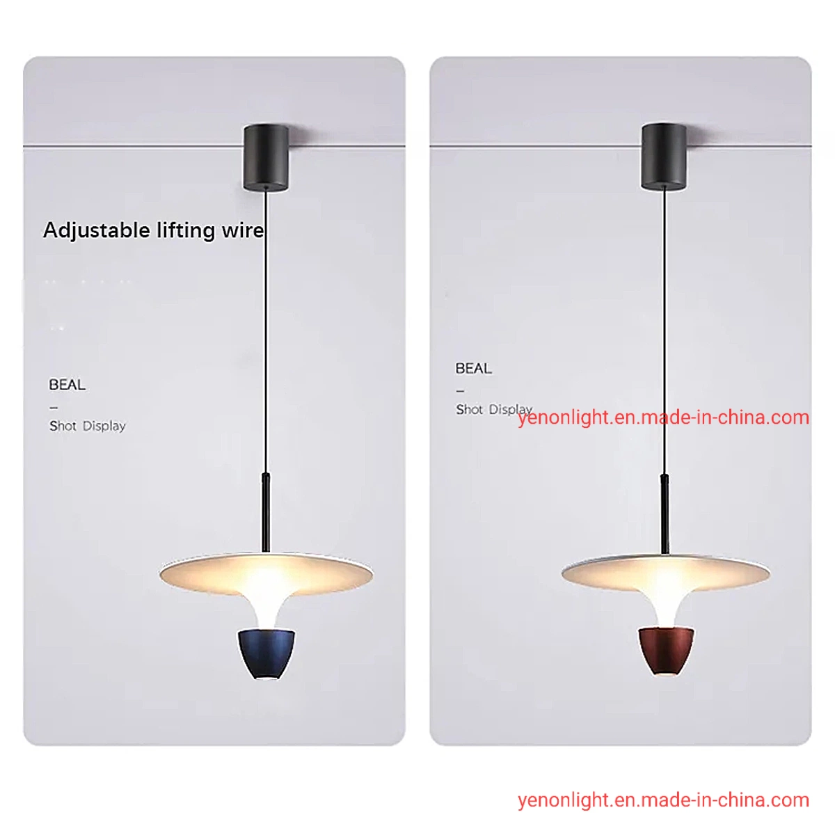 Mini LED Hanging Light Drop Lamp Innovative Free Lifting Pendant