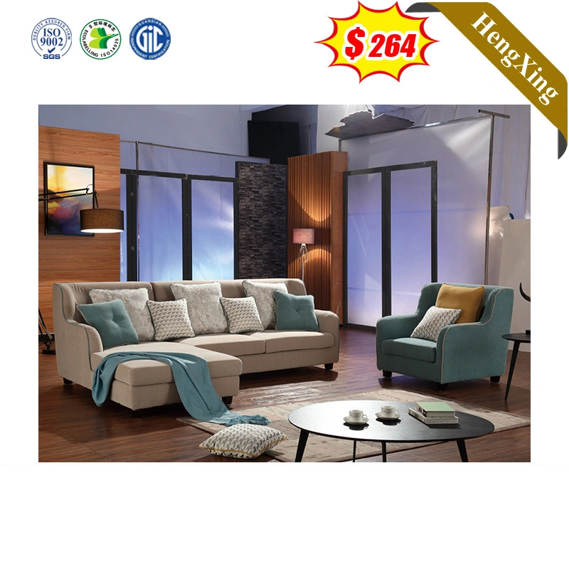 European Style Modern Furniture L Shaped Simple Design PU Leisure Living Room Sofa