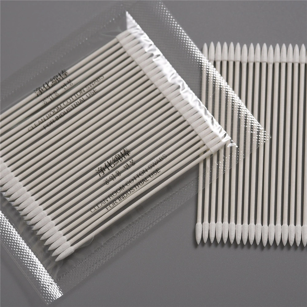 Disposable Dust Free ESD Dacron Cleanroom Swab for Semiconductor