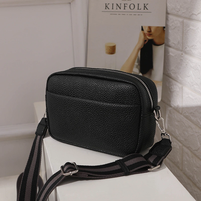 Foreign Trade Solid Color PU Cross-Body Bag Women's Small Bag