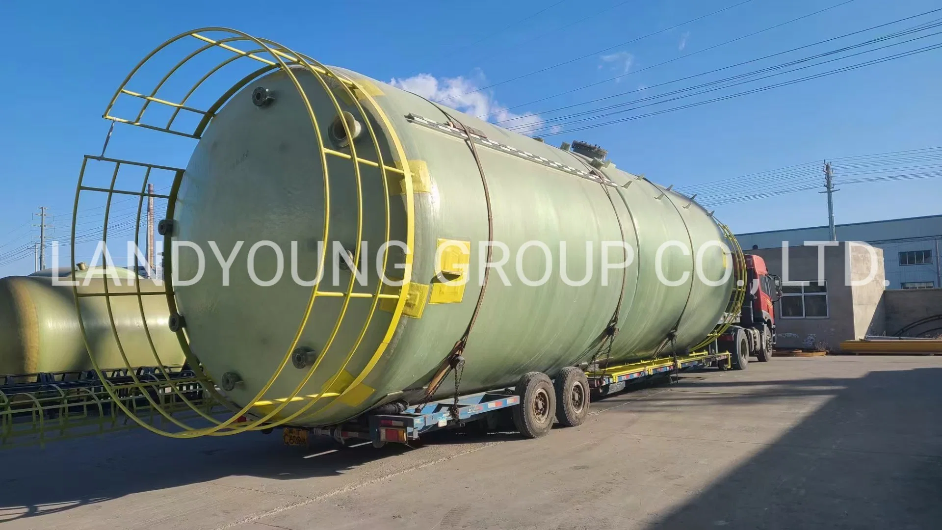 Double-Layer Oil Tank Storage Tank for Gas Station FRP Double Wall Fuel Storage Tank