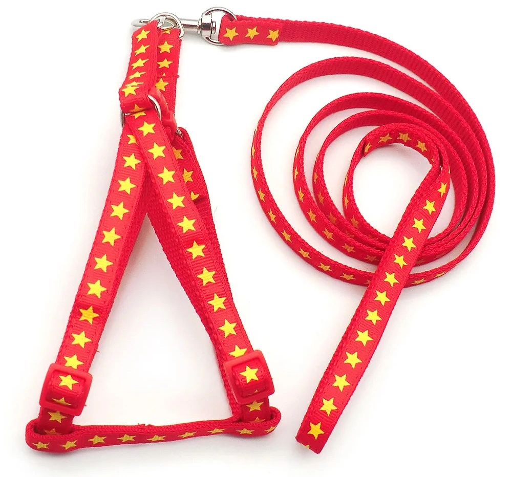 Neue Star Pet Leash Weste Hund Brustgurt Poly Star Hundehalseil Drucken