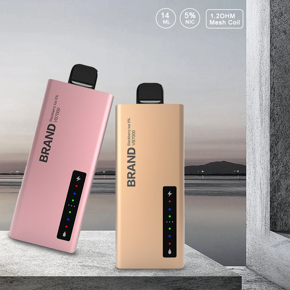 OEM Nuevo Diseño Mayorista/Proveedors VAPE Pen Vaporizer vapor Smoke Factory E cigarrillos 7000puffs Bar sabores de fruta recargable Disposable/Chargeable Electrónica cigarrillo