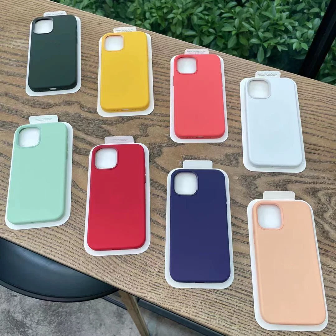 Color caramelo de alta calidad de silicona TPU Case de teléfono, adecuado para el teléfono 13 Teléfono ultrafino, Moda y Diseño personalizado