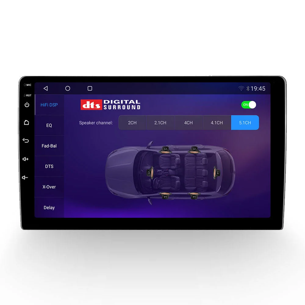 Nouvelle arrivée 9 pouces écran tactile Android 4G+64G QLED 1280*720 Autoradio système de navigation Android Audio voiture lecteur DVD voiture Vidéo