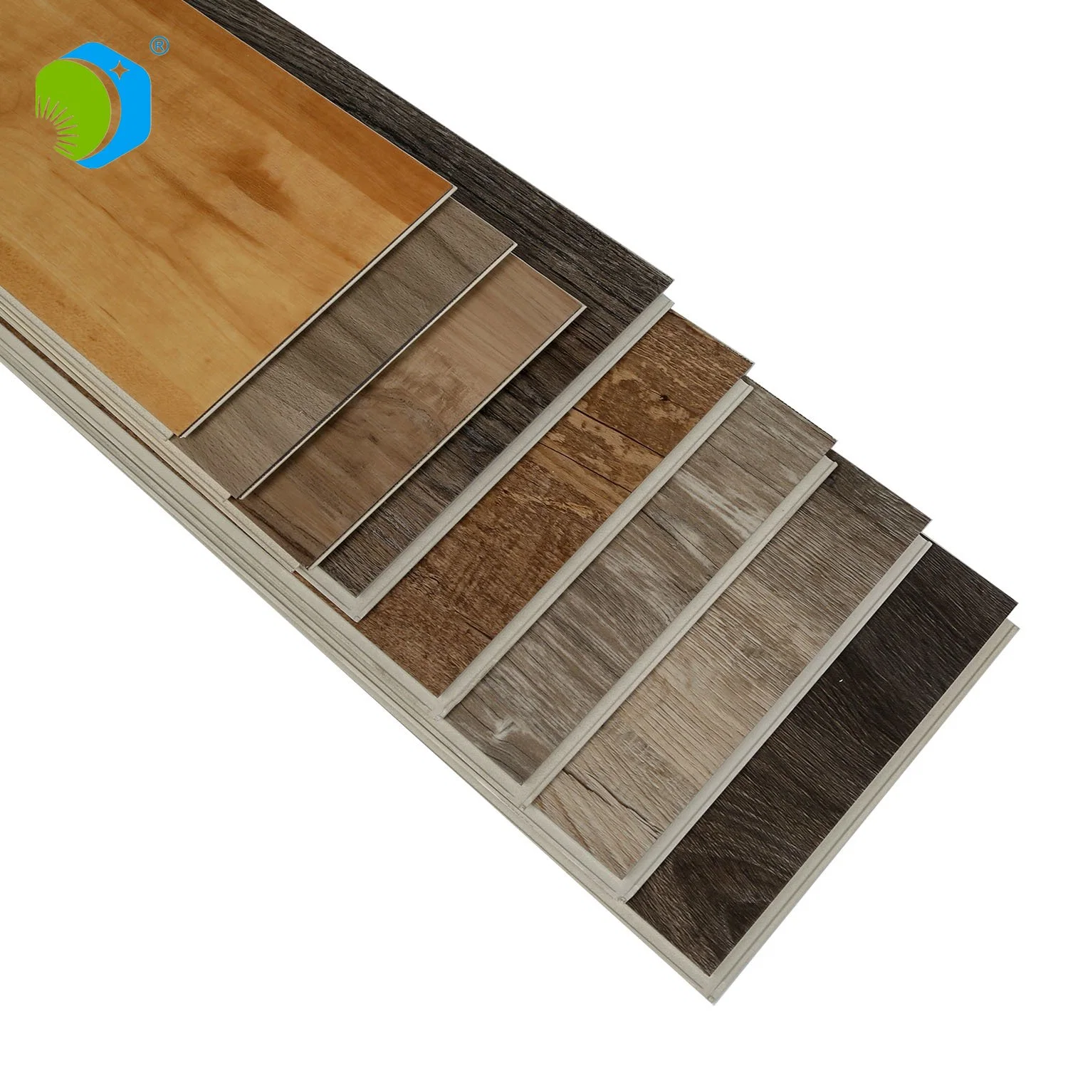 WPC Spc Plastic 6mm 7mm PVC Flooring Fire Resistance Waterproof Wooden Tiles Eco Friendly Drop and Down PVC Floor