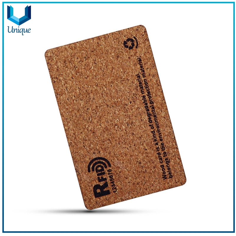 Free Sample Eco Friendly NFC Printing Logo Hotel Key RFID Business Name Custom Bamboo Wood Card