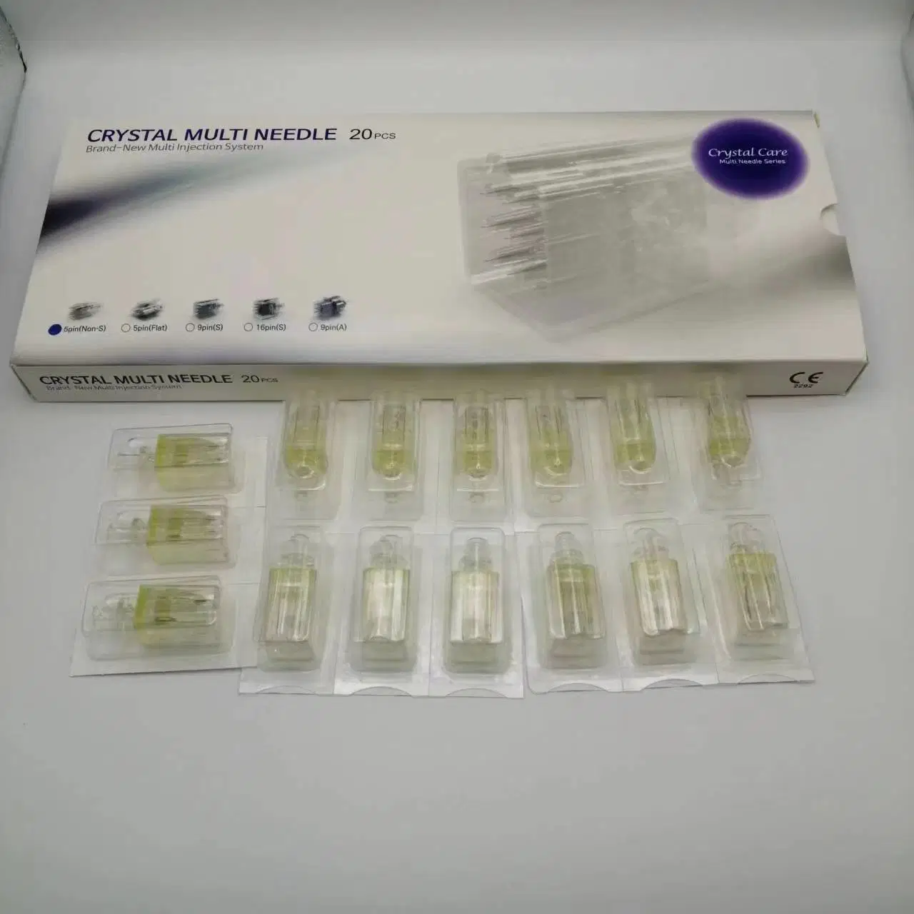 Beauty Clinic Used Crystal Multi Needle 5pin Mesotherapy Injector Meso Therapy for Facial Care