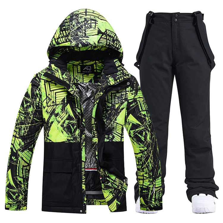 Wear-Resistant 100% Polyester High Quality Outdoor Sports Winndproof Waterproof Snow Ski Suit