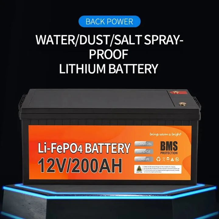 Smart ISO14001 12V 200ah 300ah LiFePO4 Battery 12V 200ah Back up Batteries