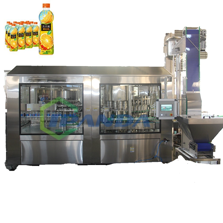 Plastic Bottle Orange Juice Filling Machine Production Line