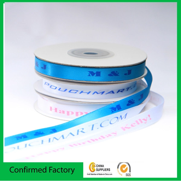 Thermal Transfer Printing 100% Polyester Satin Ribbon