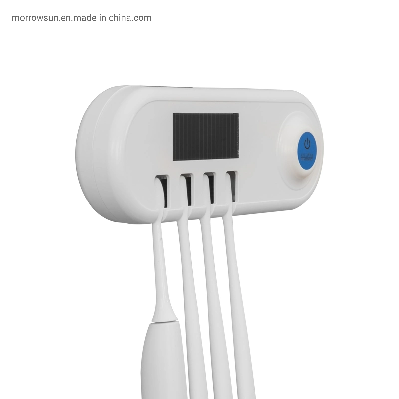 2023 New Style Rechargeable UVC Cheapest and Simple IP65 Waterproof Toothbrush Sterilizer in The Bathroom