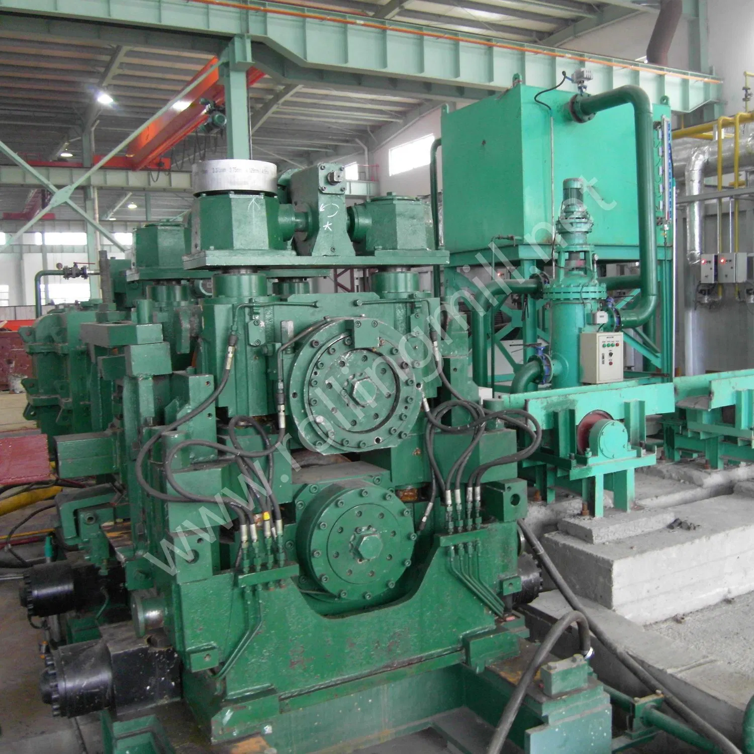 Rolling Mill for Hot Rolled Rebar; Billet Heating, Rolling; Rebar Conveying, Tilting, Cut-to-Length, Straightening and Cooling