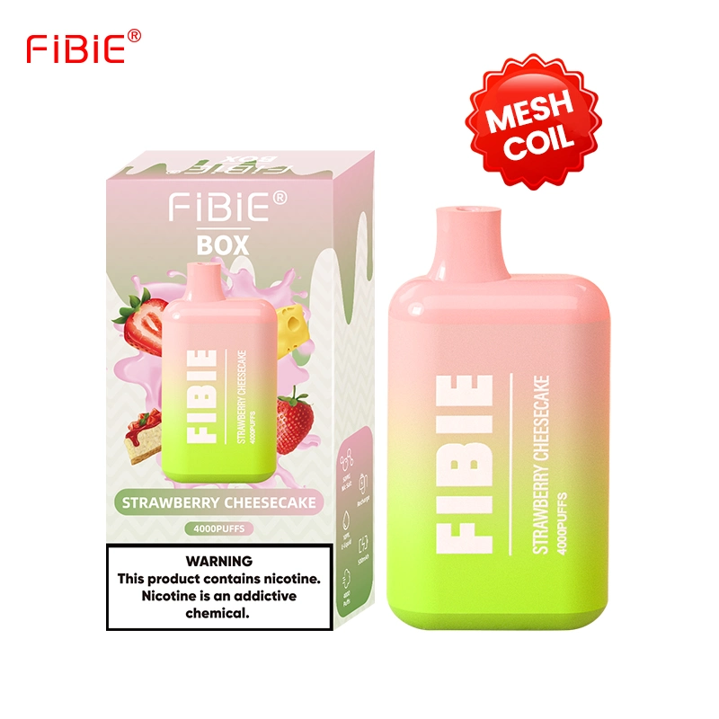 China Wholesale/Supplier Smoking Set Fibie 4000 Puffs Hookah Pen Disposable/Chargeable Electronic Cigarette Puff Bar Vape