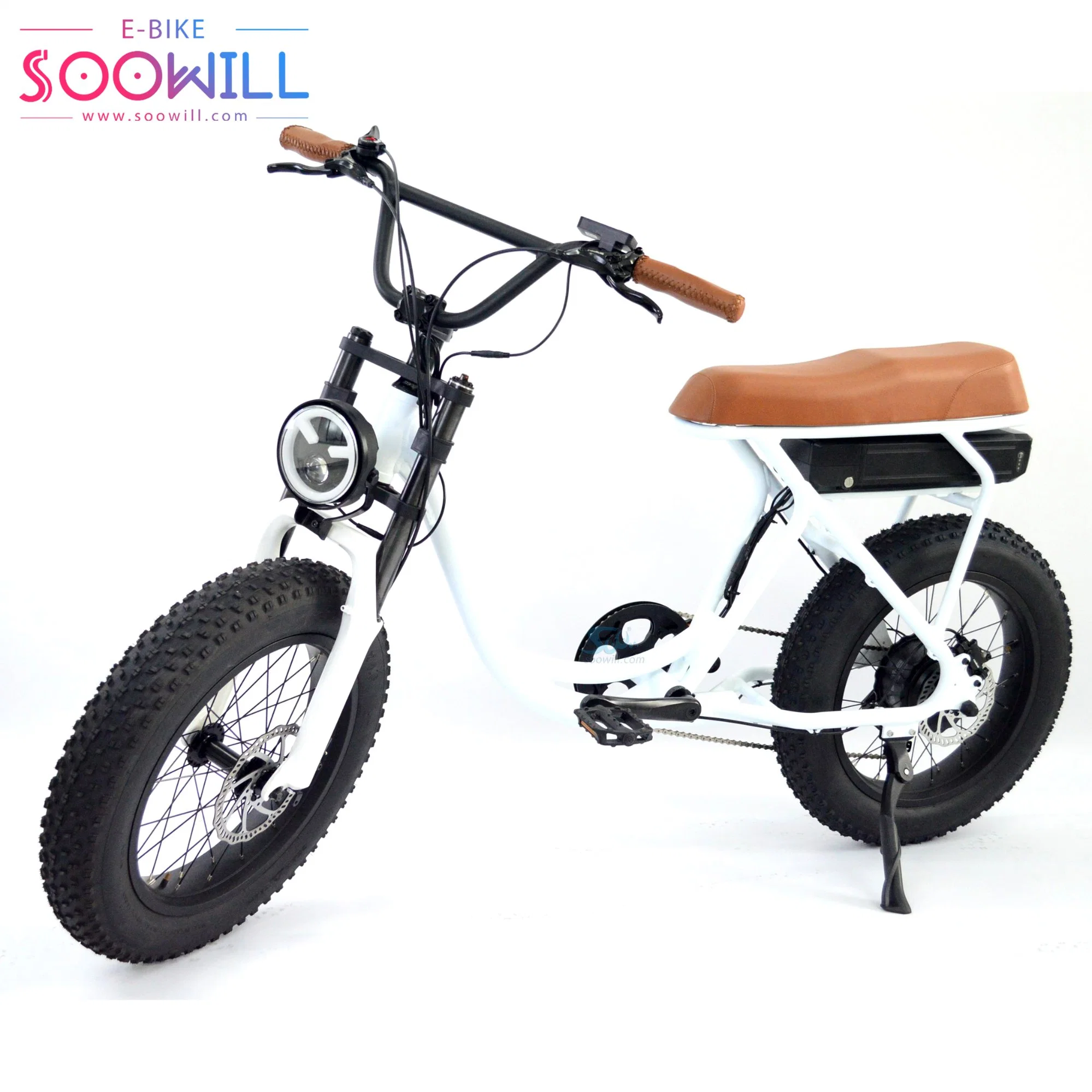 Soowill Moter Cycle de la batterie de 20 pouces pour les femmes Electric City Bike Ebike