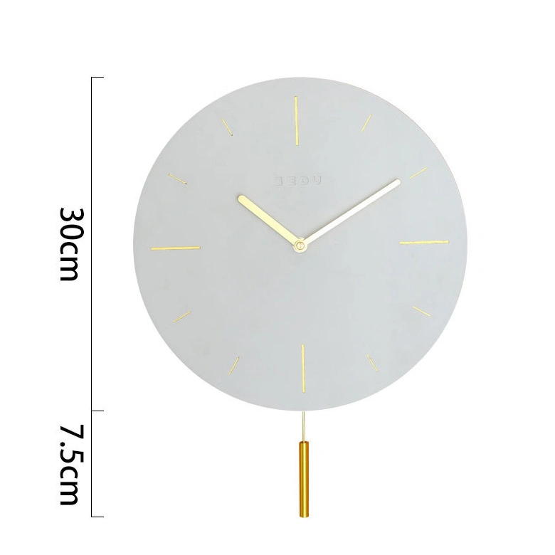 Cement Wall Clock and Watch for Indoor&Home Decoration Craft
