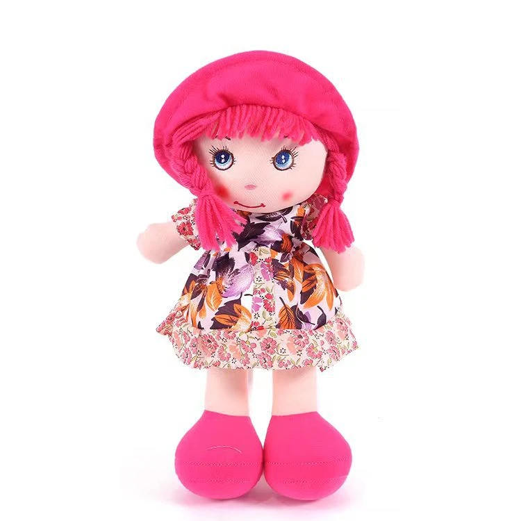 Soft Baby Dolls Stuffed Plush Toy Rag Girl Doll with CE EN71