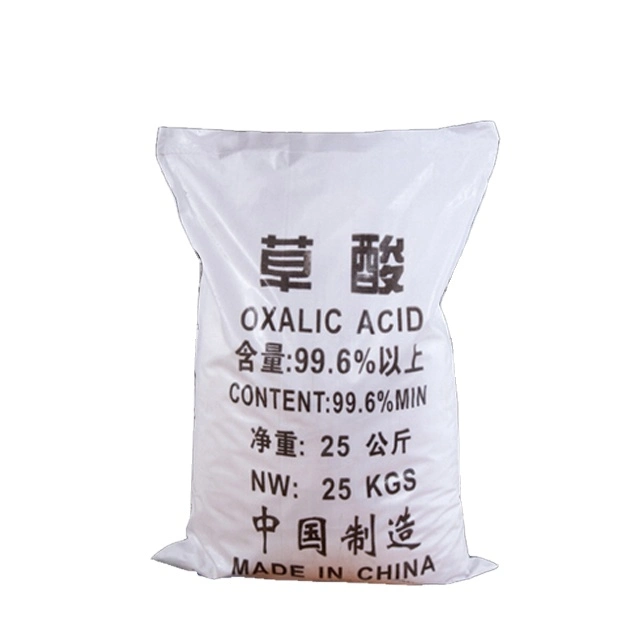 Grado técnico ácido oxálico C2H2O4 99,6% ácido oxálico 99% Min ácido oxálico