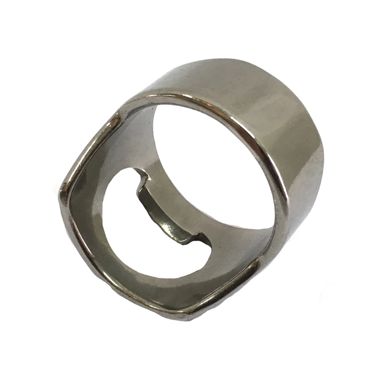 Finger Rings Bottle Beer Opener Stainless Steel Ring Metal Tools