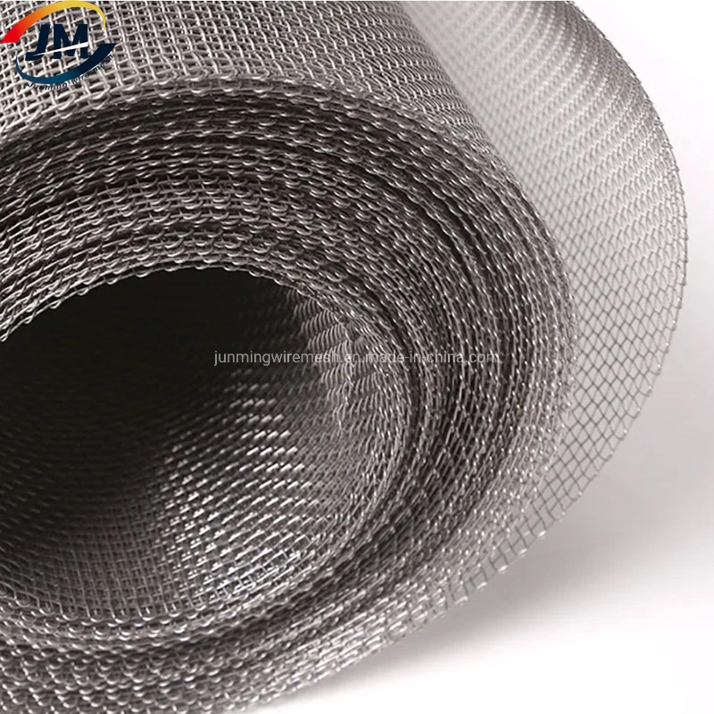 Stainless Steel Duplex Wire Mesh Ss 304 316/Galvanized Square Woven Filter Plain Twill Dutch Knitted Sintered Mesh for Sieving Filtering Filtration Mining Sieve