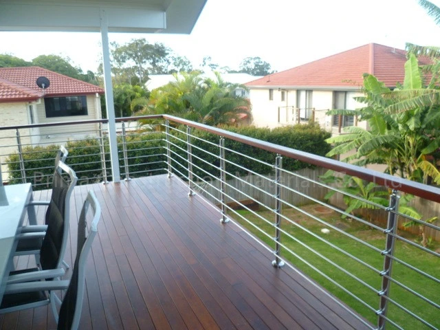 Stainless Steel Balustrade with Rod Bar Railing Wire Cable Railing