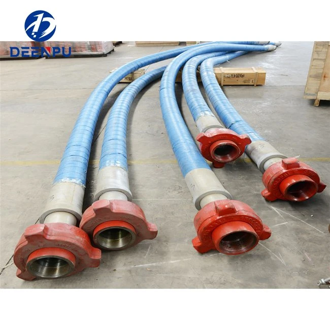 6in 8inch Stainless Steel API 7K Rotary Drilling Flexible Metal Rubber Hose Pipe Flange Natural Gas Water Oilfield