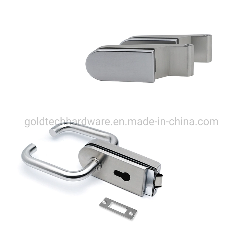 Stainless Steel Material Bathroom Shower Room Toilet Glass Door Lock