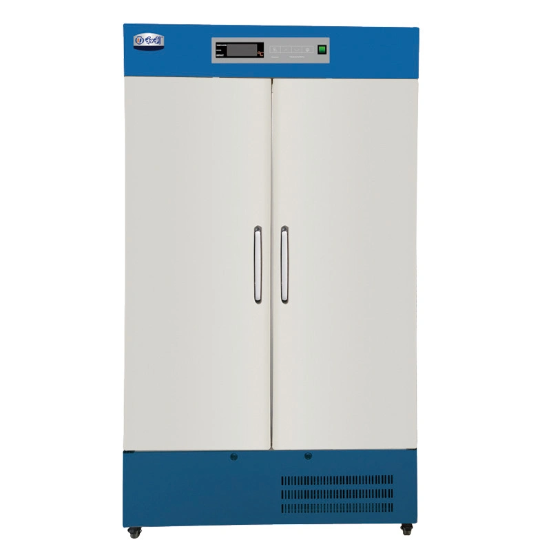 CE 2~8 Degree 660L Double Door Upright Laboratory Hospital Medical Vaccine Refrigerator