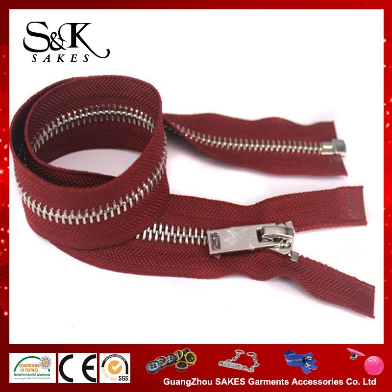 New Products Recycled Design 5# Metal Zipper for Cloth and Bag