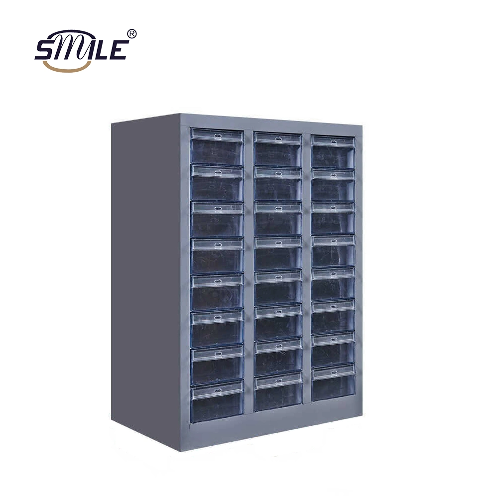 Smile Multi-Plastic Drawer Space Organizer Steel Spare Parts Storage Cabinet