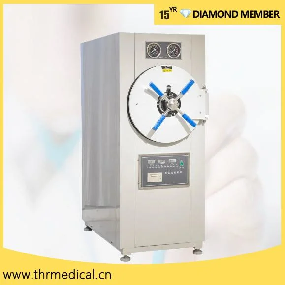 Equipo médico cilíndrico horizontal Esterilizador a vapor a presión Autoclave (THR-YDB)