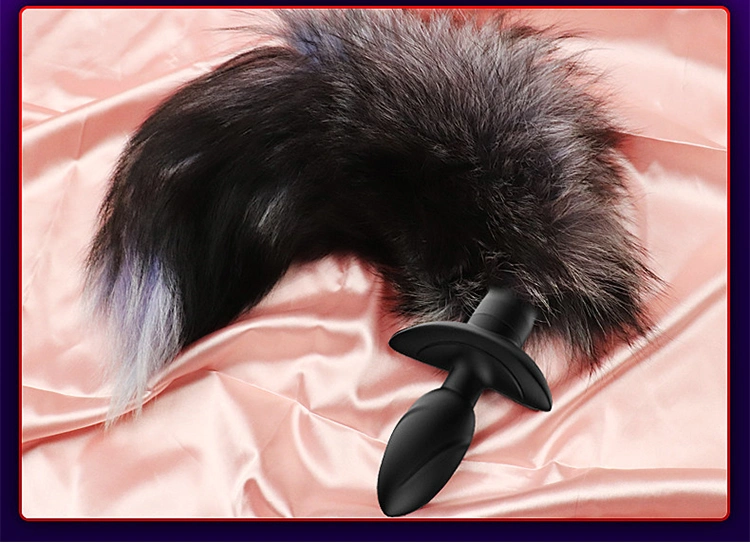 Fox Tail Anal Plug Massager herramienta para adultos Sexo de vestir Vibrador Anal Plug Tail Control remoto inalámbrico vibración