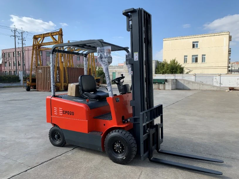 DC Power Electric Forklift 2000kg controlador Curtis batería importada