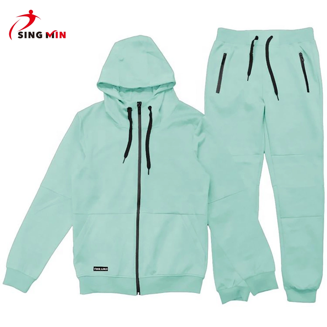 Wholesale/Supplier Sweat Suits Custom Design Training Hoodies Sports Jacket Set Mens Jacket Tracksuit for Unisex