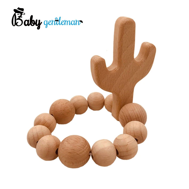 Best Design Lovely Animal Wooden Baby Chew Toys with Low Price Z08183K