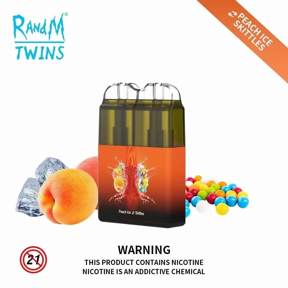 Disposable Randm Twins Vape Pen 3000 3000 Puffs with Rechargeable 750mAh Battery 11ml Mesh Coil 2 In1