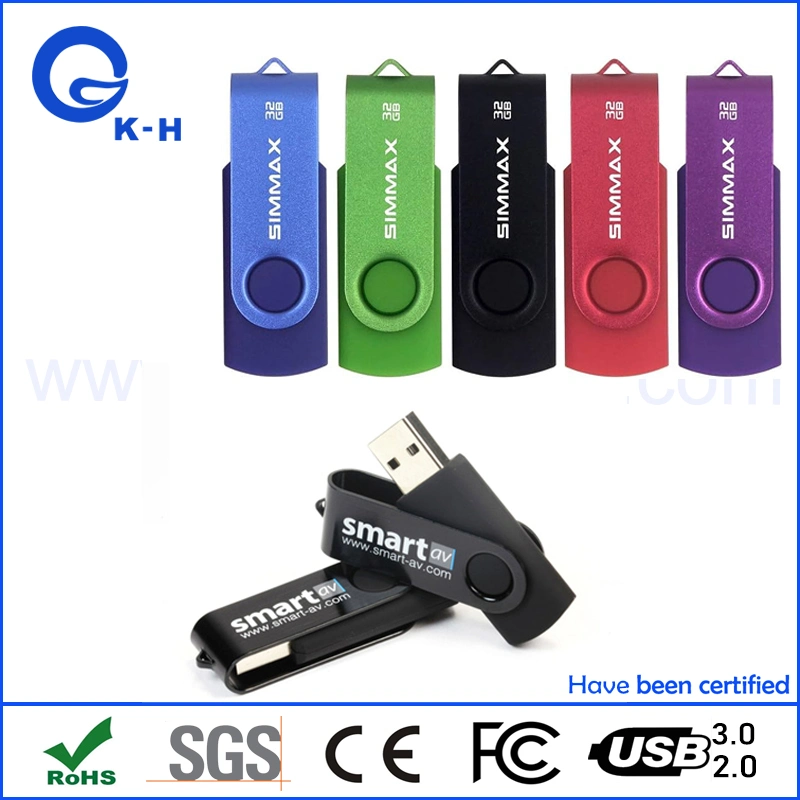 Venta en caliente de USB Stick Flash 16GB 32GB 64GB 128GB para Regalo