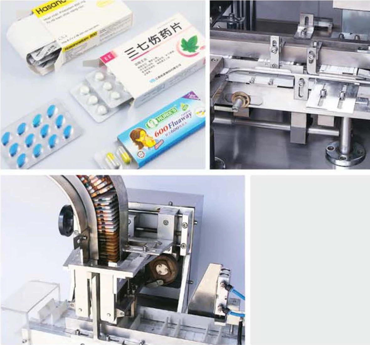 Alta velocidad Multifuncional horizontal médico automático de cartón Maquinaria de embalaje farmacéutico Línea de fabricación de cartón Caja Embalaje máquina de embalaje de cartón