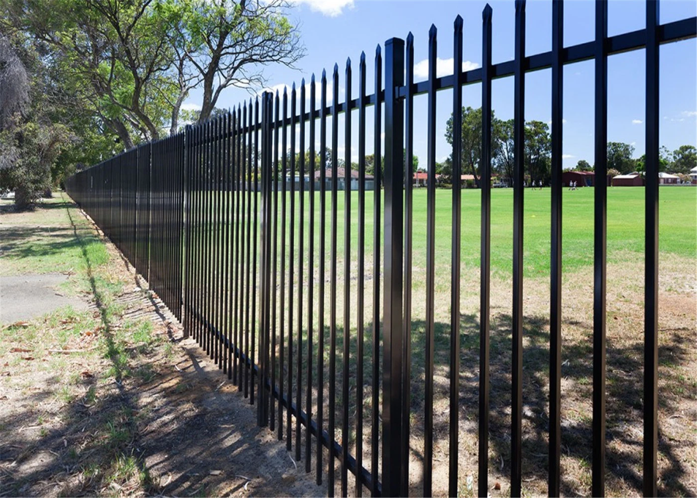 High quality/High cost performance  Galvanized Decorative Wrought Iron High Steel Fencing Products