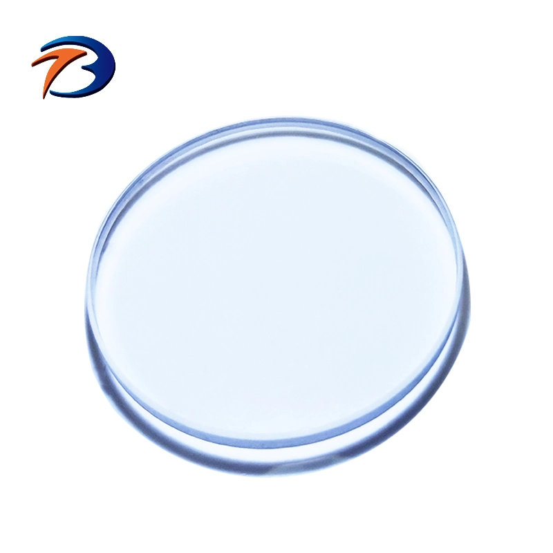 Thin Round Jgs1 Fused Silica Glass UV Ar Coating 250-400nm for Laser Window