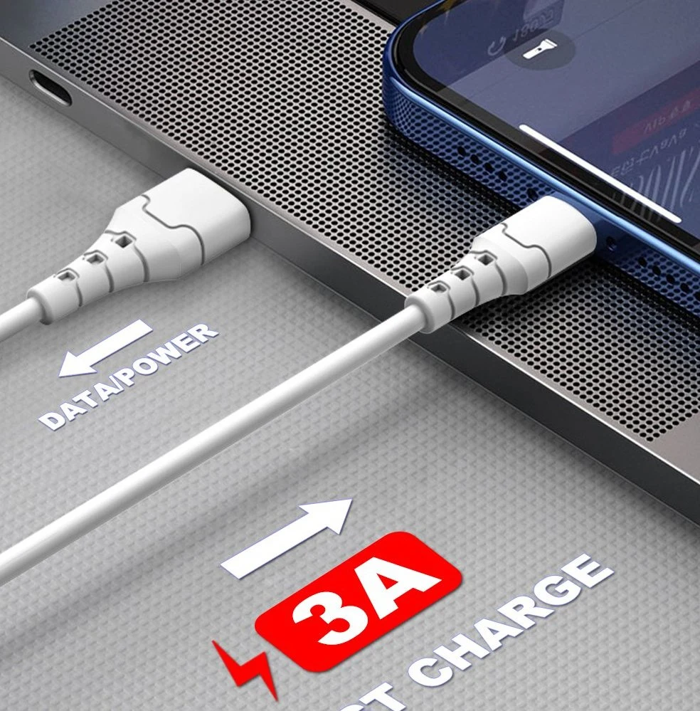 Aspor Fast Lightning Data Cable 3A for Mobile Phone