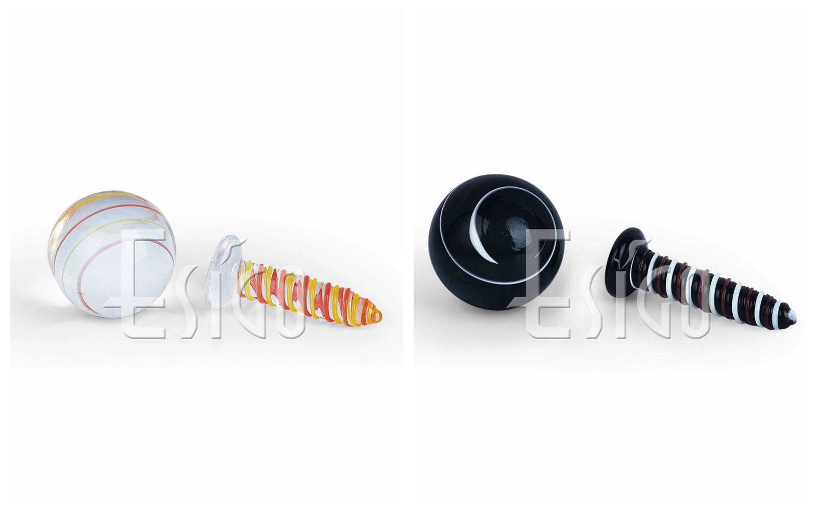 Esigo Glass Water Pipe Smoking Accessories Hot Selling Marble Set Pearl Screw Smoking Use