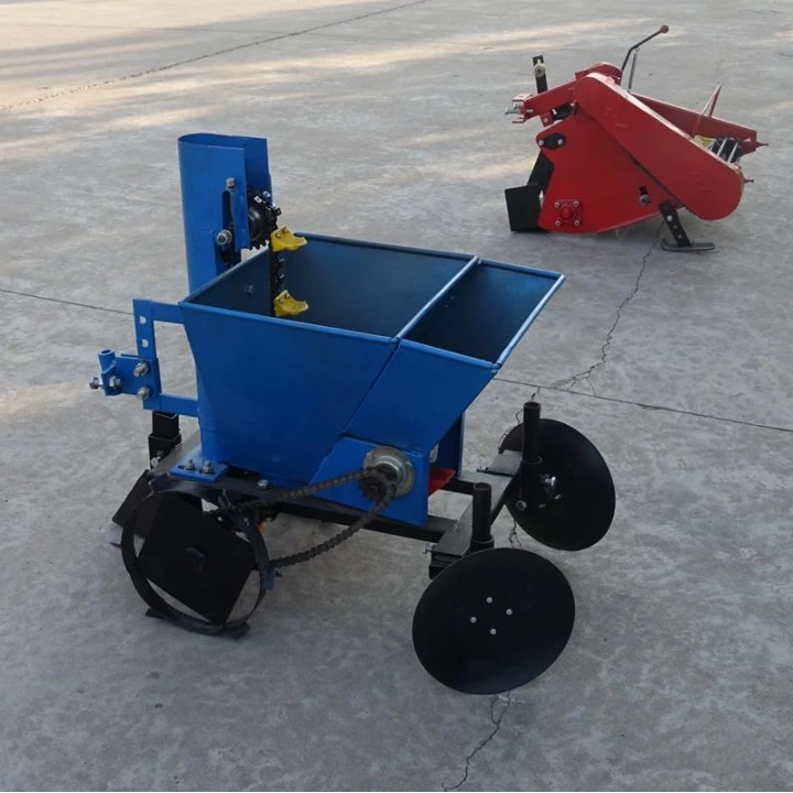 Single-Row Potato Planter for Walking Tractors Hand Push Potato Seeder